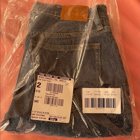 JCrew 10” demi boot button fly jeans - Picture 4 of 8